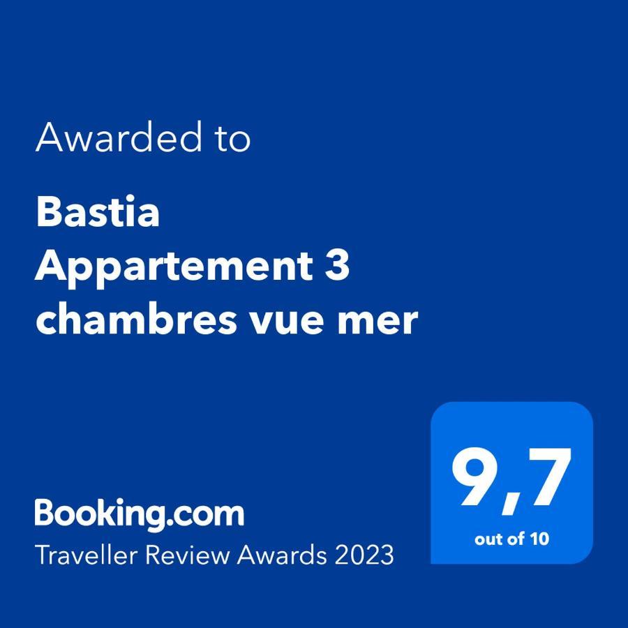 Bastia Appartement 3 Chambres Vue Mer Εξωτερικό φωτογραφία